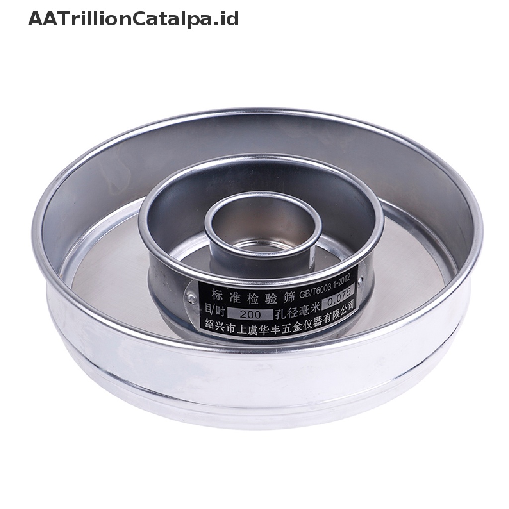 【AATrillionCatalpa】 200 Mesh 0.074mm aperture stainless steel lab standard test sieve 5-20cm ID