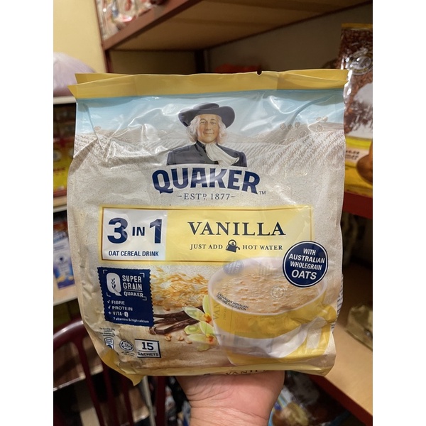 

Quaker 3in1 VANILA Malaysia