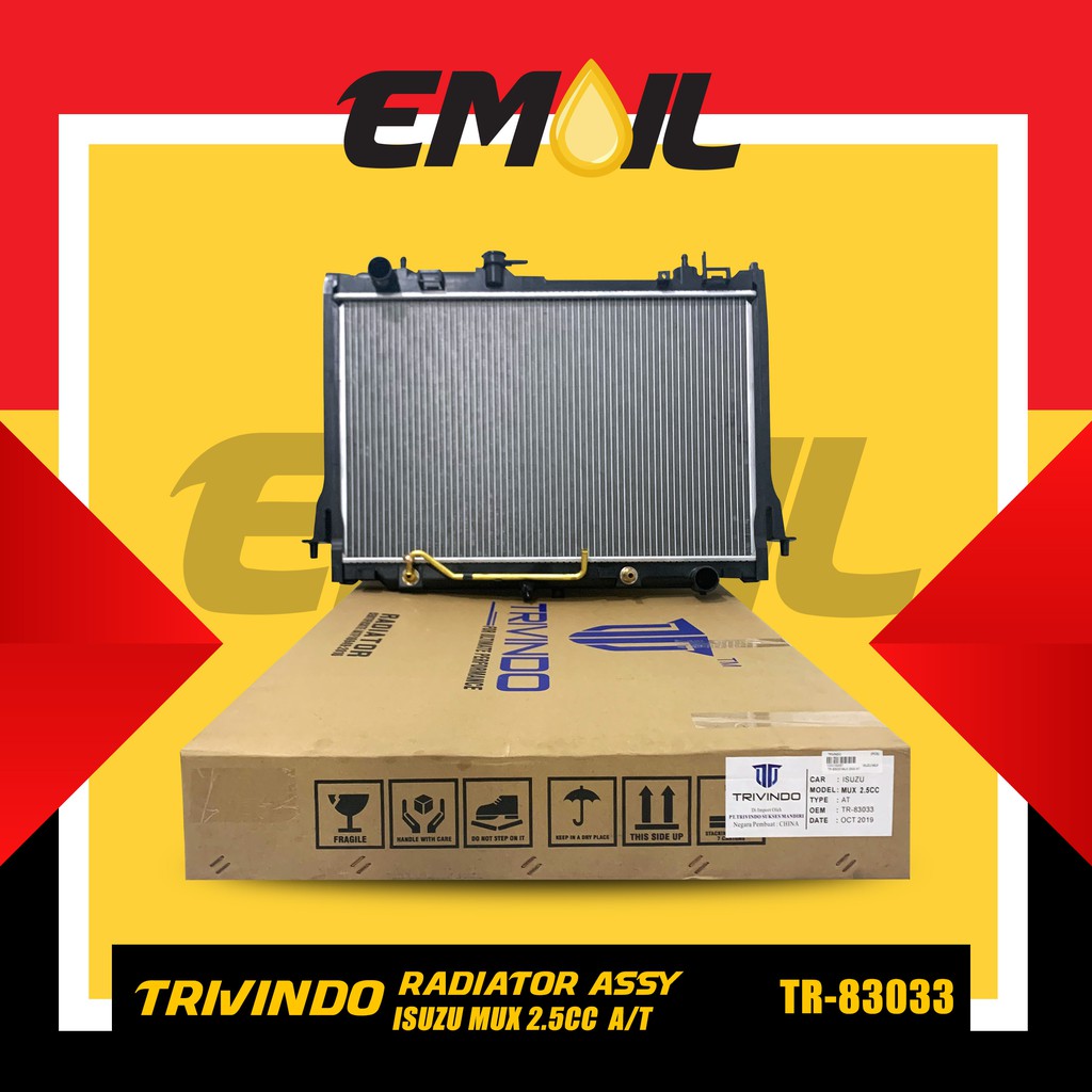 Radiator assy Isuzu MUX 2.5CC AT TR-83033 merk Trivindo