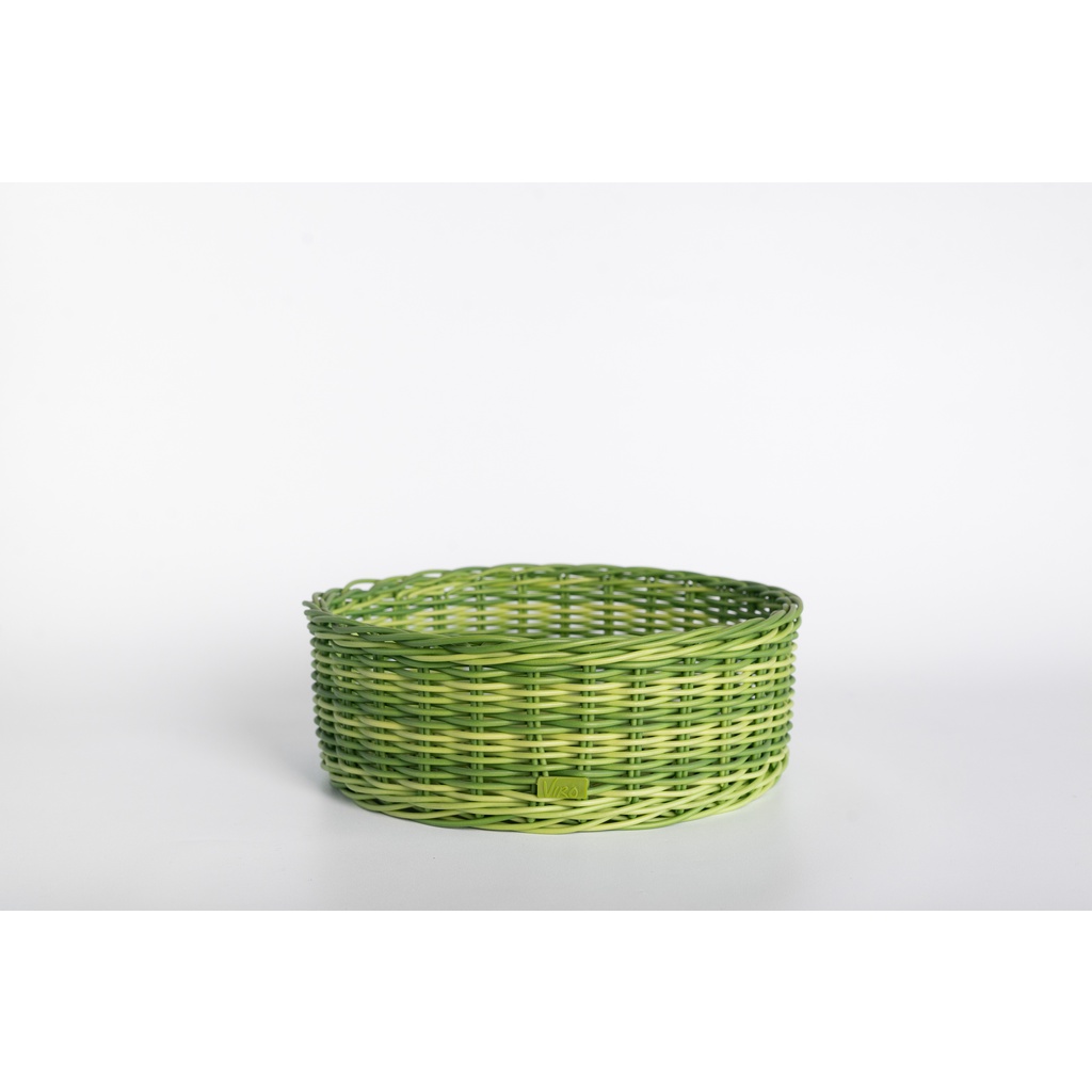 Low Cylinder Nesting Basket in Fresh Green - Double Xtra Large