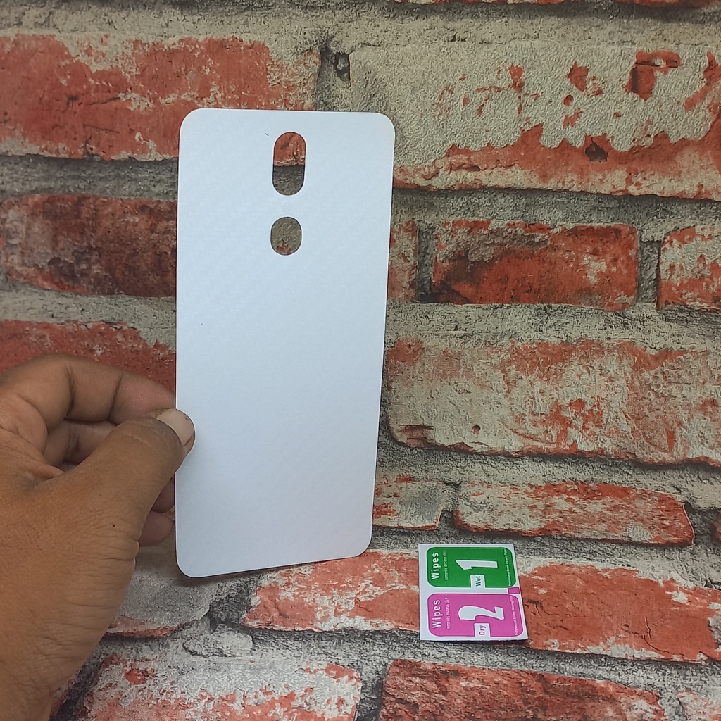 Skin Carbon Oppo F11 CPH 1911 Garskin Anti Gores Belakang Oppo CPH1911