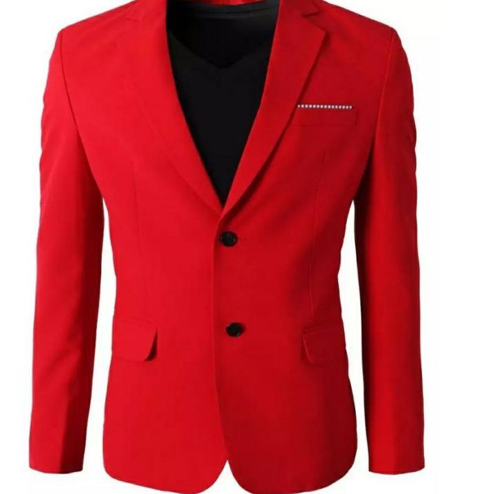 (MENARIK) Jas merah/blazer merah/jas formal/slimfit