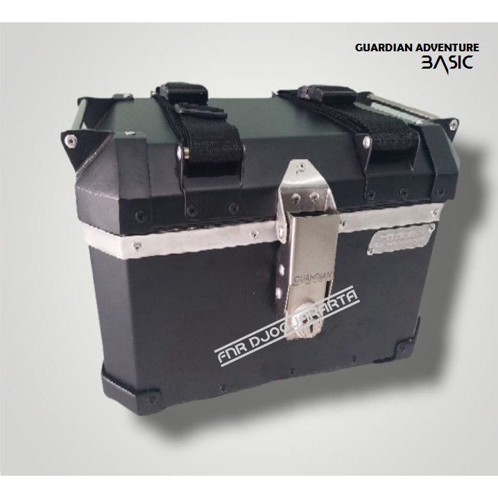 MOTORCYCLE PANNIER BOX GUARDIAN FOR TOP BOX BASIC ALLUMUNIUM NON QUICK RELEASE