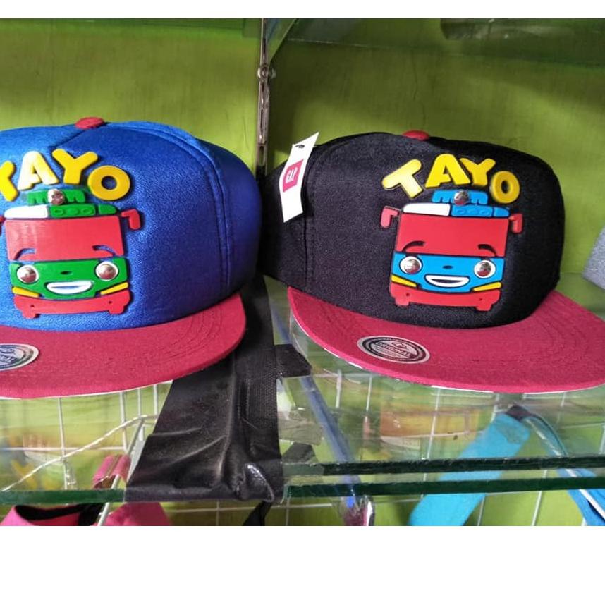 [KODE PRODUK UG6988] TOPI ANAK COWOK BASEBALL HIP HOP KARAKTER TAYO LAKI LAKI