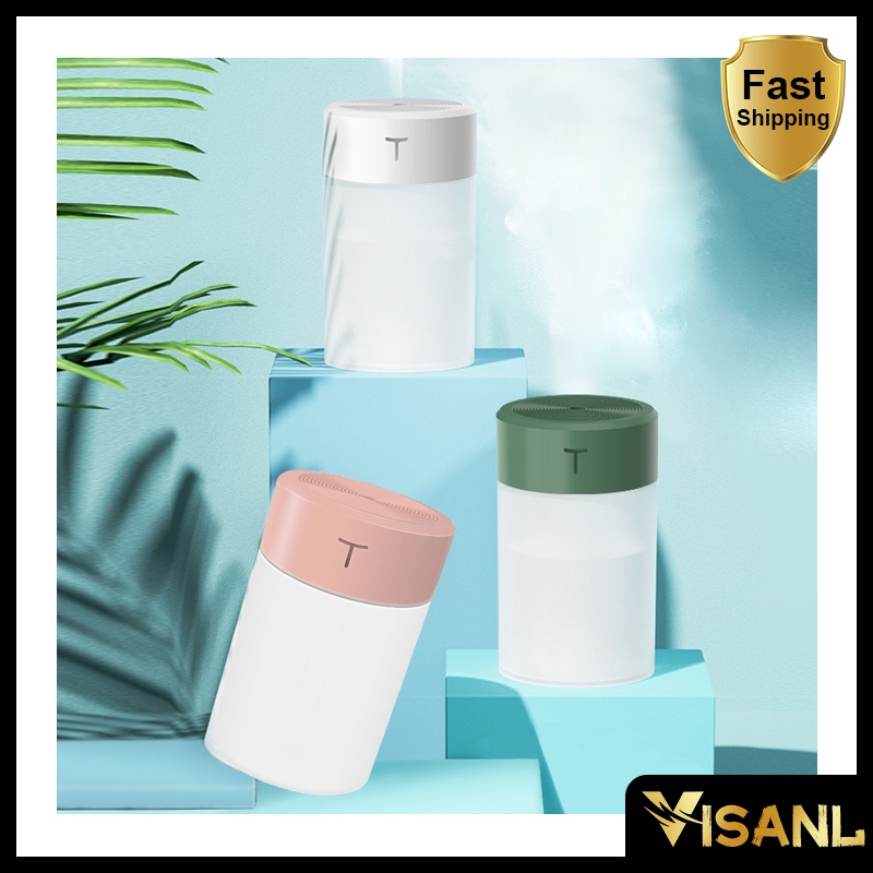 Portable Humidifier Diffuser Air Purifier Aromaterapi Difuser Pelembab dan Penjernih Udara Humidifer