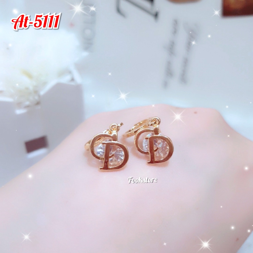 TERBARU ANTING CLIP XUPING /SILVER/GOLD /ANTI ALERGI