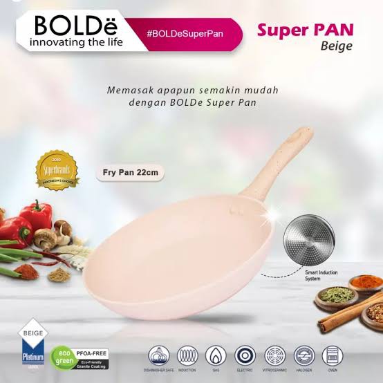 BOLDe SUPER PAN | FRY PAN GRANITE COATING  Penggorengan