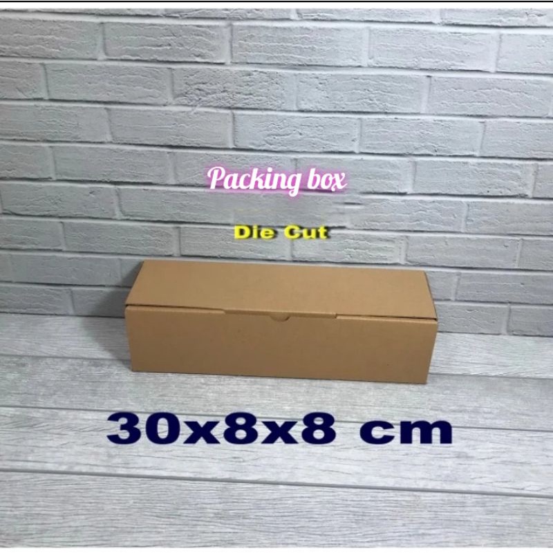 

Kardus uk.30x8x8 cm box/karton die cut untuk packing dll
