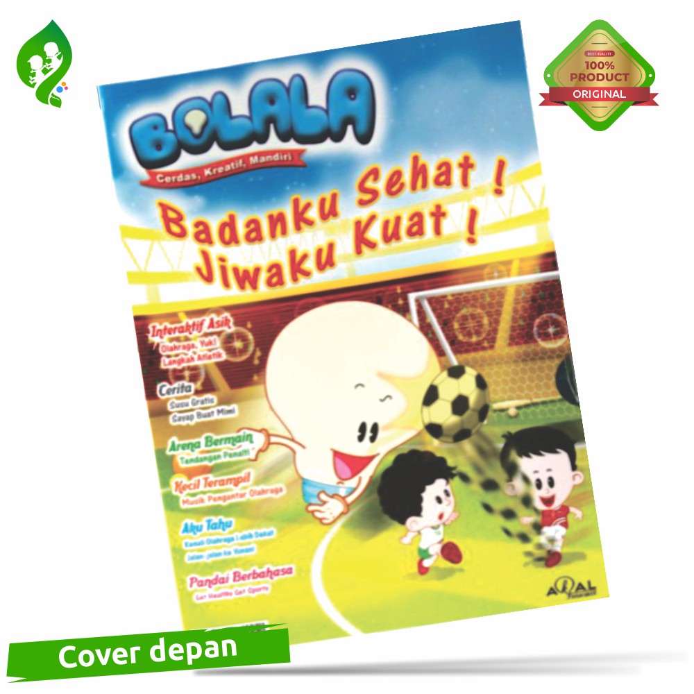 CD Interaktif Bolala  ( Badanku Sehat Jiwaku Kua ) Original Akal Interaktif Garansi 1 Tahun