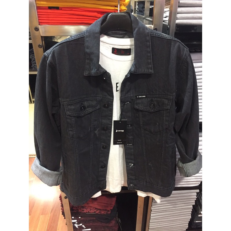 JAKET JEANS ACID ORIGINAL 3SECOND NEW