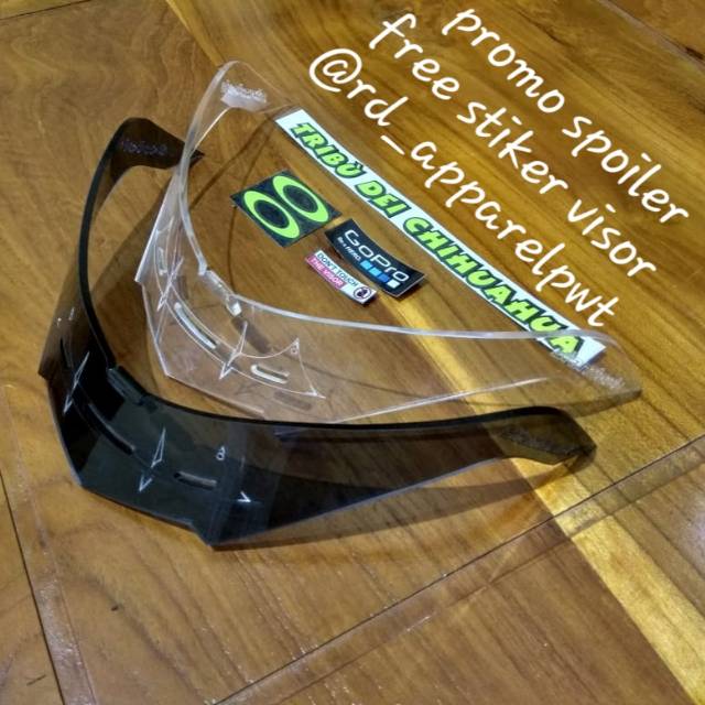 Spoiler 811 free stiker visor zeus 811