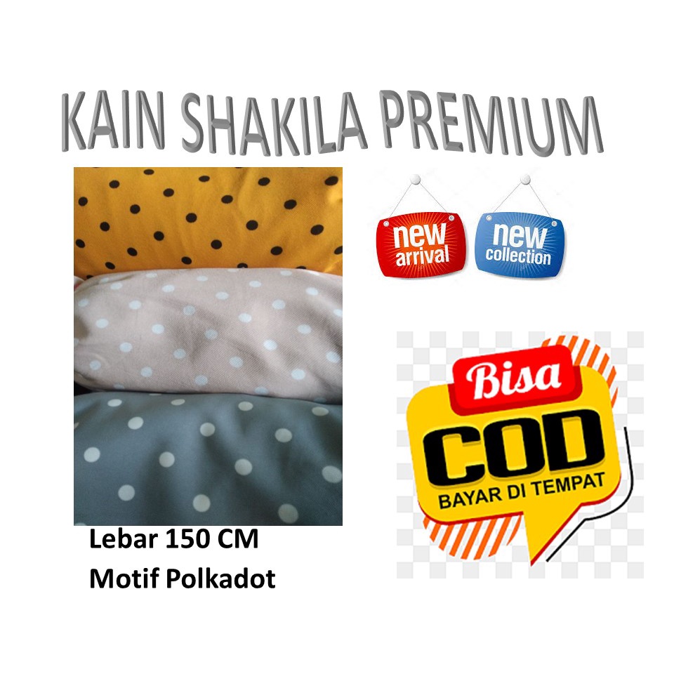 KAIN SHAKILA PREMIUM MOTIF HARGA PER 0.5 METER [Premium | Grade A]