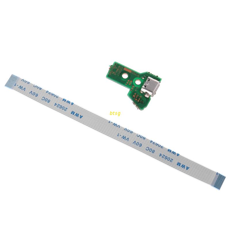 Btsg Board Port Charging Usb Pengganti Dengan Kabel Flex 12pin Untuk Controller Ps4 Jds-040