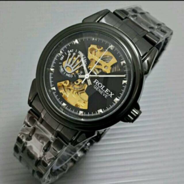 Jam Tangan Cowok / Pria Rolex Mesin Automatic