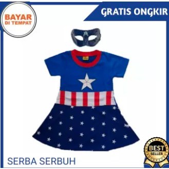 kostum anak perempuan baju anak perempuan dress baju superhero anak perempun baju anak perempuan 260