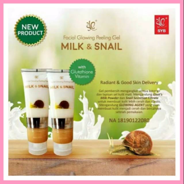 [BISA COD] NF SYB FACIAL GLOWING PEELING GEL BARU - PEMBERSIH WAJAH / PERAWATAN GLOWING