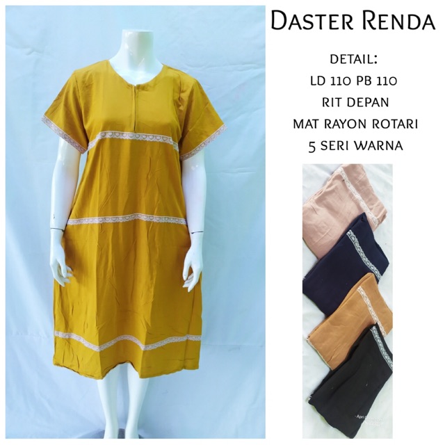 Daster Polos Renda