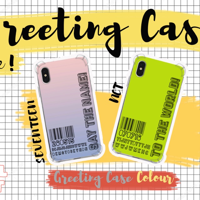 KPOP Custom Greeting Case - Kulkit.id