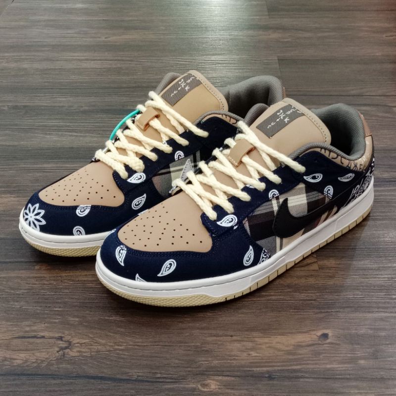 Sepatu Nike SB Dunk Low X Travis Scott Cactus Jack ✨premium Quality✨