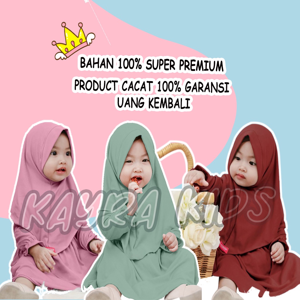 Gamis Bayi Perempuan Lucu 0-18 bulan Baju Anak Perempuan Setelan Anak Perempuan Gamis Bayi Perempuan 0 6 bulan Gamis Bayi Perempuan 6 12 bulan Setelan Bayi Perempuan Import Pakaian Muslim Anak