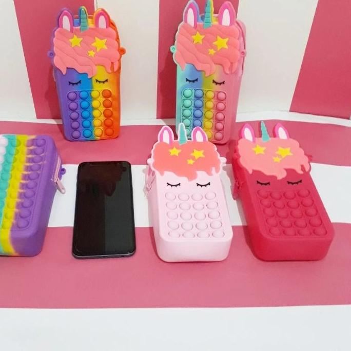 Tas Pop It Unicorn doubel pop it