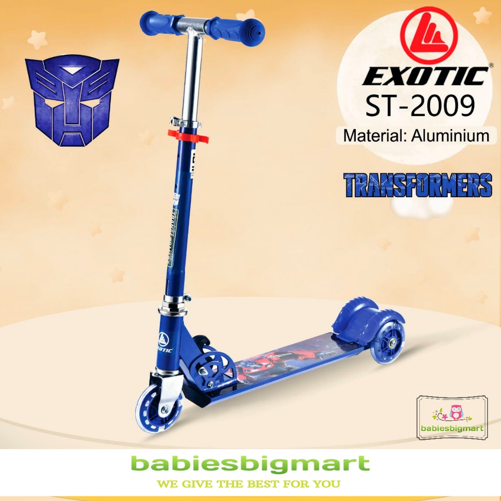 Scooter Exotic ST 2009 Otoped Skuter Anak New Transformer Little Pony