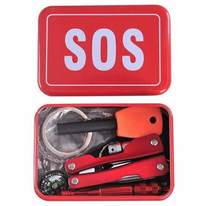Alat Survival Tool Kit Serbaguna Portable Emergency /ALAT CAMPING MULTIFUNGSI  l SET ALAT SURVIVAL