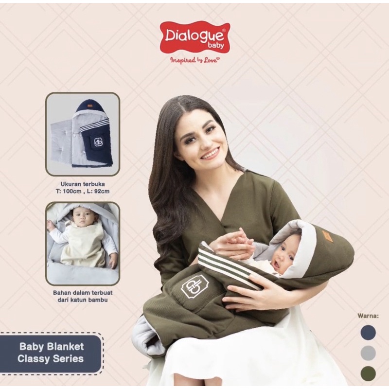 Dialogue Baby Blanket Classy Series DGB3404 - Selimut Bayi