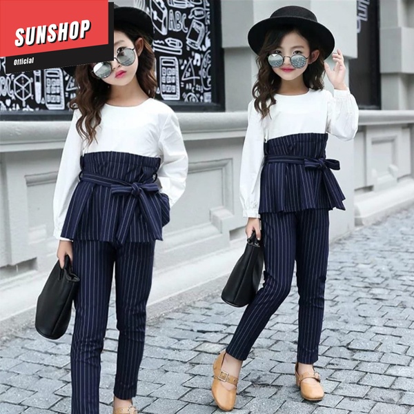 KD ST CACA KS baju anak perempuan set baju anak umur 5 6 7  tahun setelan anak cewek lucu