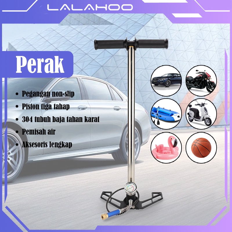 Pompa Pcp murah Asli Stainles RV pump 6000 Psi Pompa Pcv 6000 Psi kaki lipat