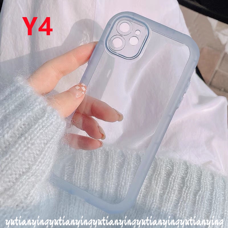 Soft Case TPU Warna Permen Polos Tahan Debu Untuk IPhone 12 11 Pro Max X XR Xs Max