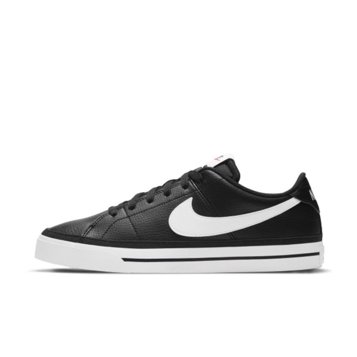 TENIS-SEPATU- NIKE COURT LEGACY LEATHER “BLACK/WHITE” ORIGINAL -SEPATU-TENIS.