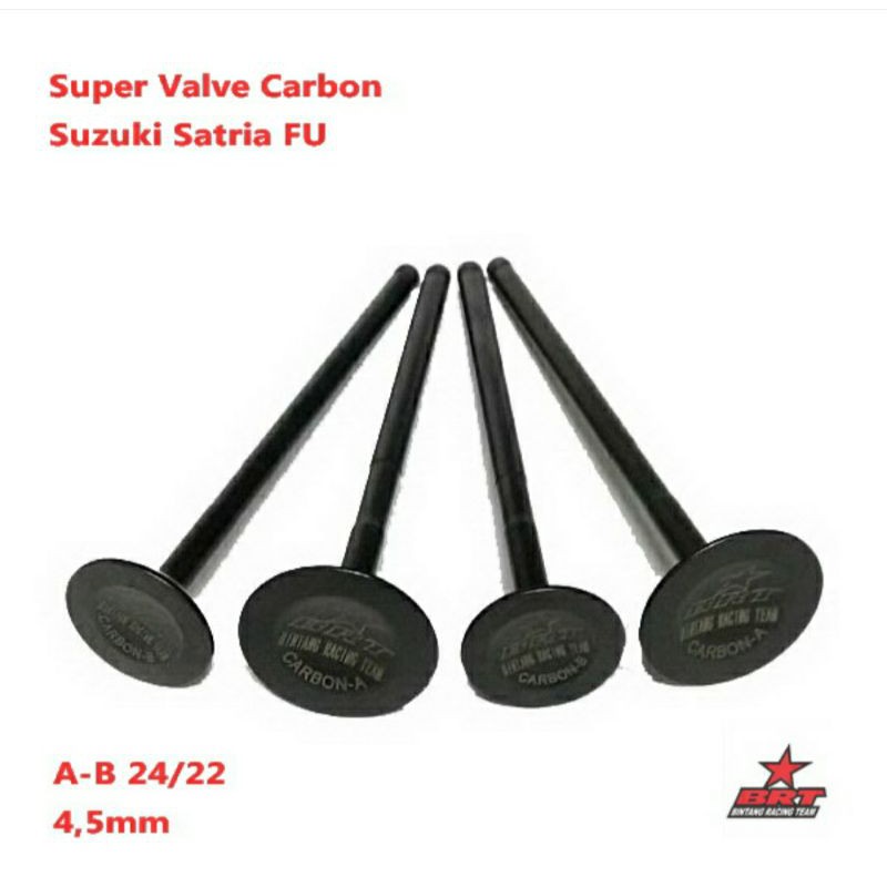 PROMO KLEP BRT SATRIA FU SUPER VALVE SATRIA FU BT. 4,5MM