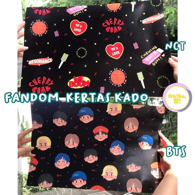 KERTAS KADO BTS NCT