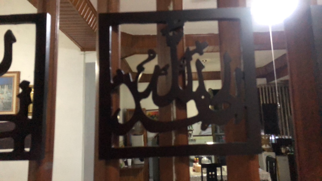 Kaligrafi Kayu Jati Set 3 Pcs