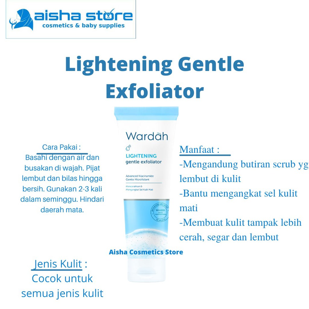 cara menggunakan exfoliating scrub wardah