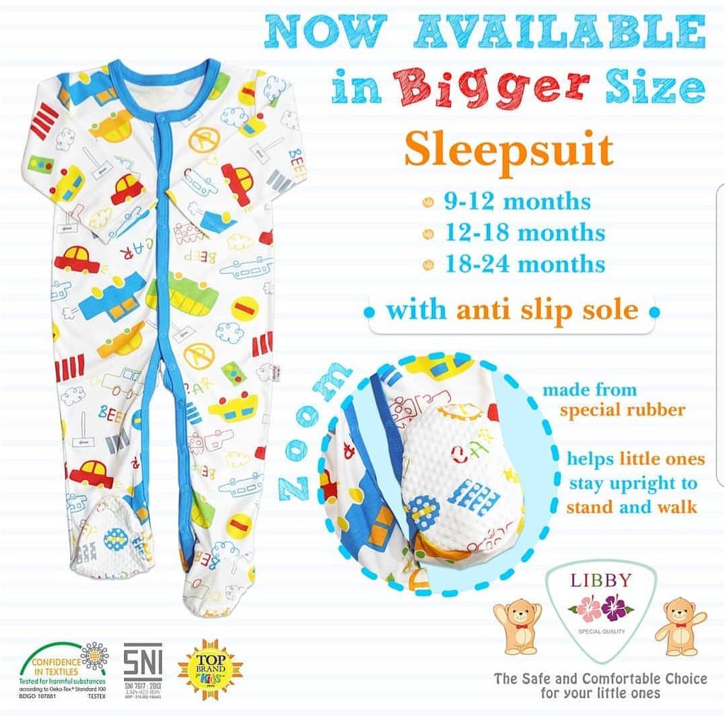 Sleepsuit Libby Bigger Size