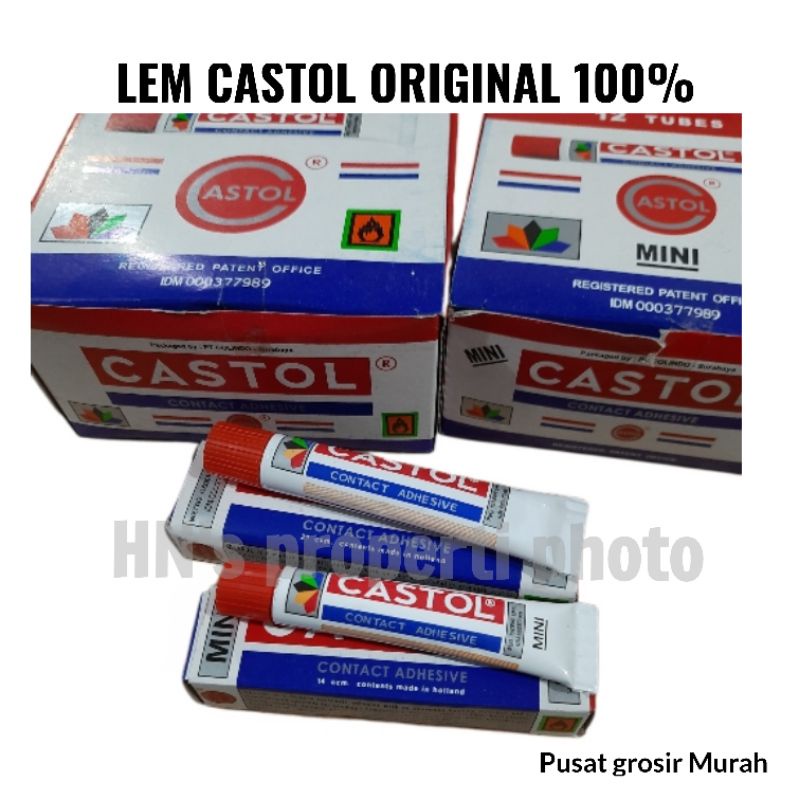 

Lem castol original 100% contact adhesive - Lem serbaguna