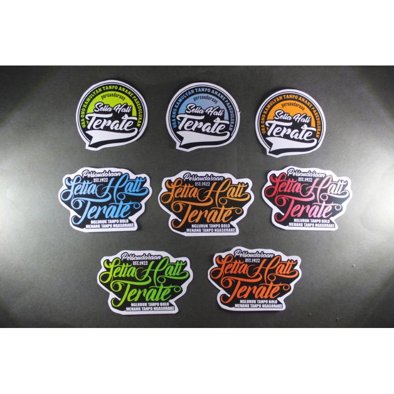 

(WAJIB KTA) UKURAN BESAR STIKER PSHT TERATE PASHTER BAHAN VINYL SABLON MANUAL TAHAN AIR TIDAK PUDAR