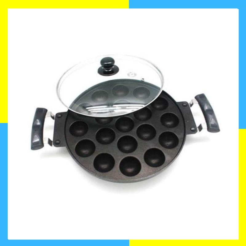 Teflon Cetakan Kue Takoyaki Panacook / Aluminium Takoyaki Maker Pan