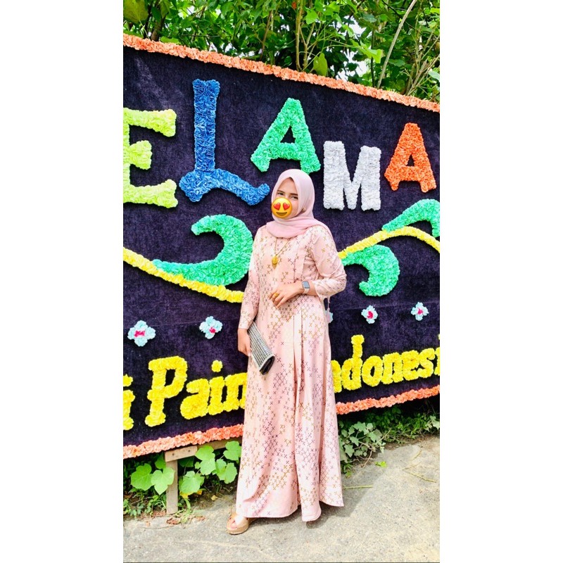 dyla dress kamiidea warna pink M