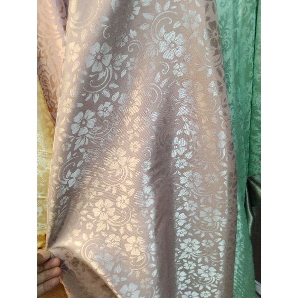 Kain Jaquard Silk/Jaquard Metalik/Semi Sutra/Bahan Kebaya