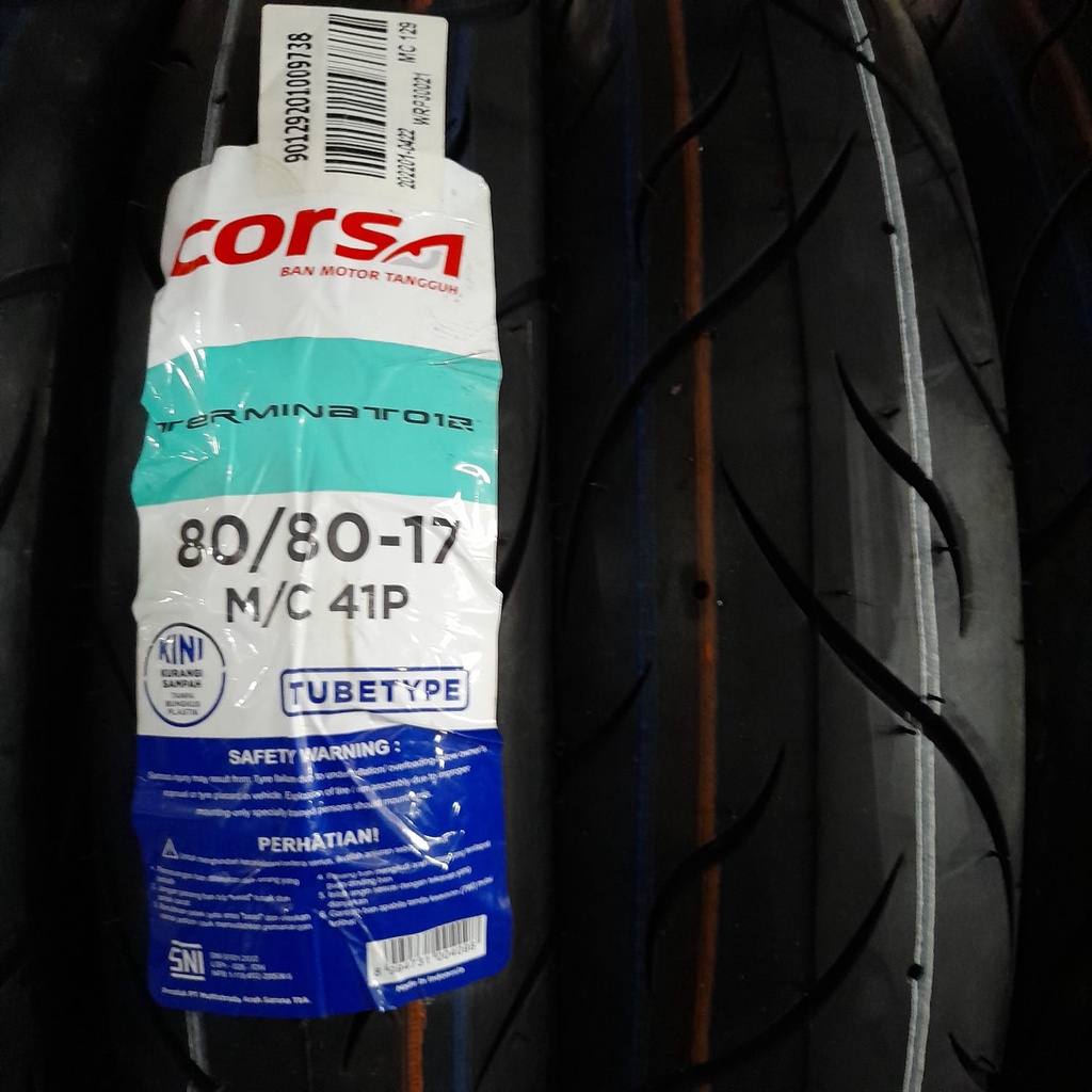 Ban motor bebek Corsa Terminator 80 80 17 tubetype bukan tubeless