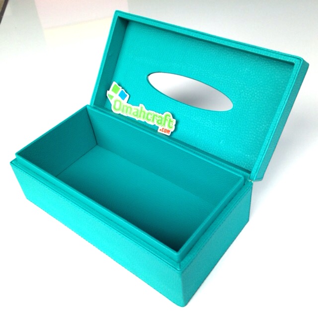 Box Tissue / Kotak Tissue / Tempat Tissue Warna Green Tosca