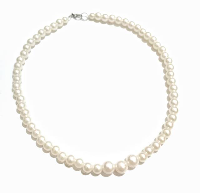 Jennie Pearl Necklace Kalung Mutiara Gaya Korea Handmade