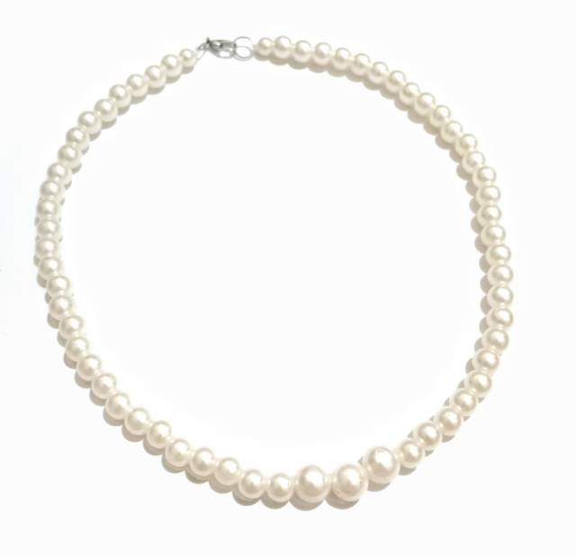 Jennie Pearl Necklace Kalung Mutiara Gaya Korea Handmade