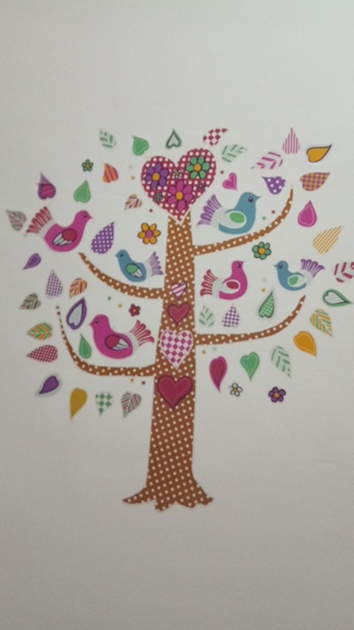 Reliza Wall Sticker | Stiker Dinding 60x90 Pohon Glow In The Dark Cute Tree Abq9617