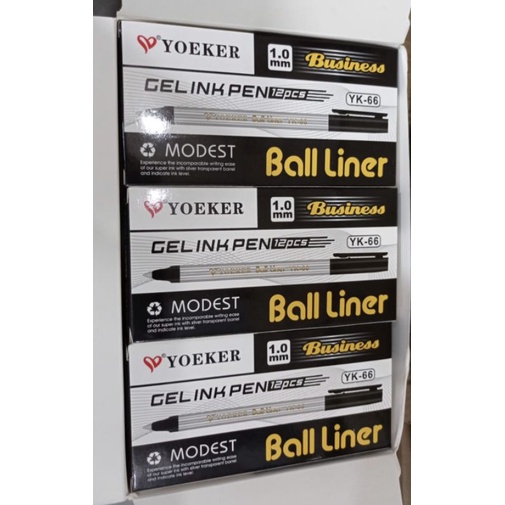 

12pcs Pulpen BallLiner MS-8800 / Pulpen 1.0mm / Gel Ink Pen
