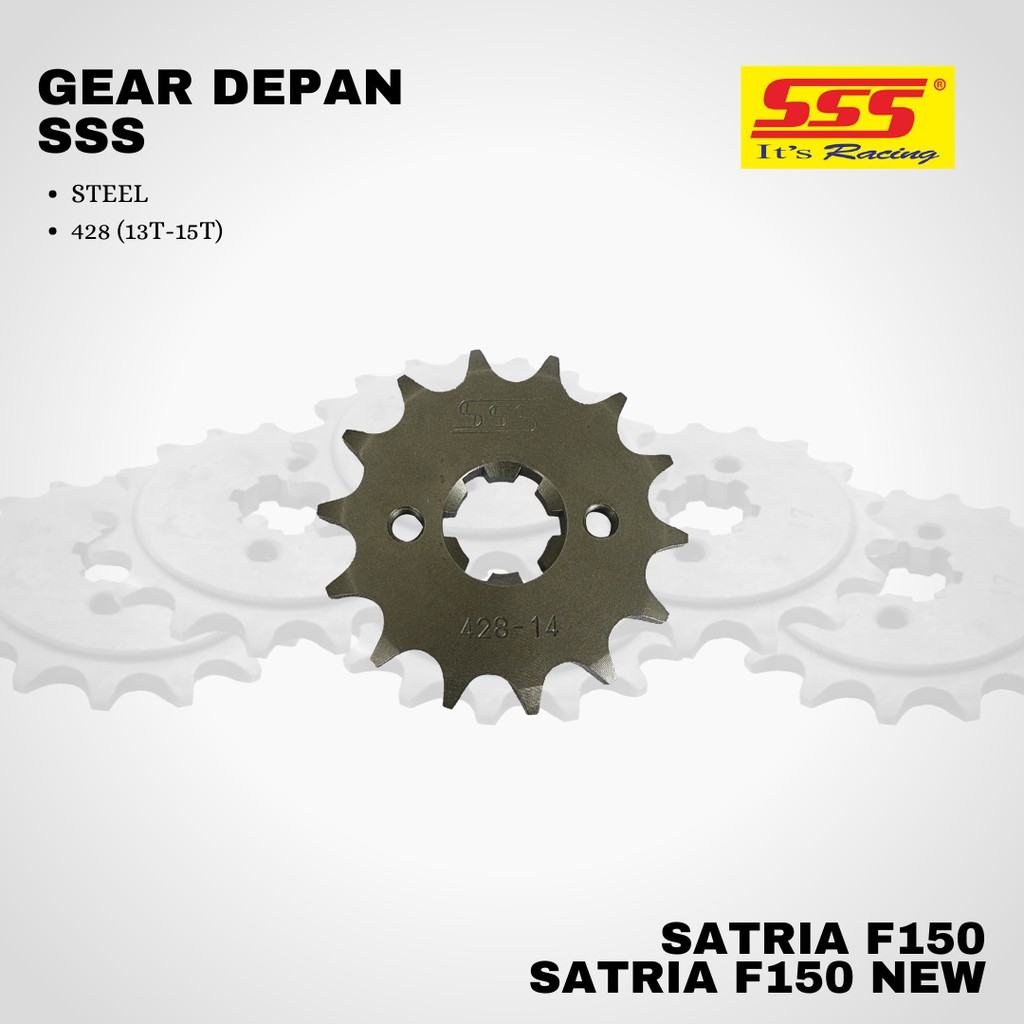 Gear gir SUZUKI satria fu 150 Old  NEW sss 428 13 14 15 STEEL