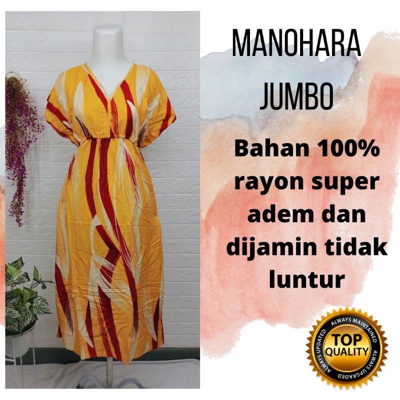 DASTER MANOHARA/DRESS MANOHARA WANITA JUMBO